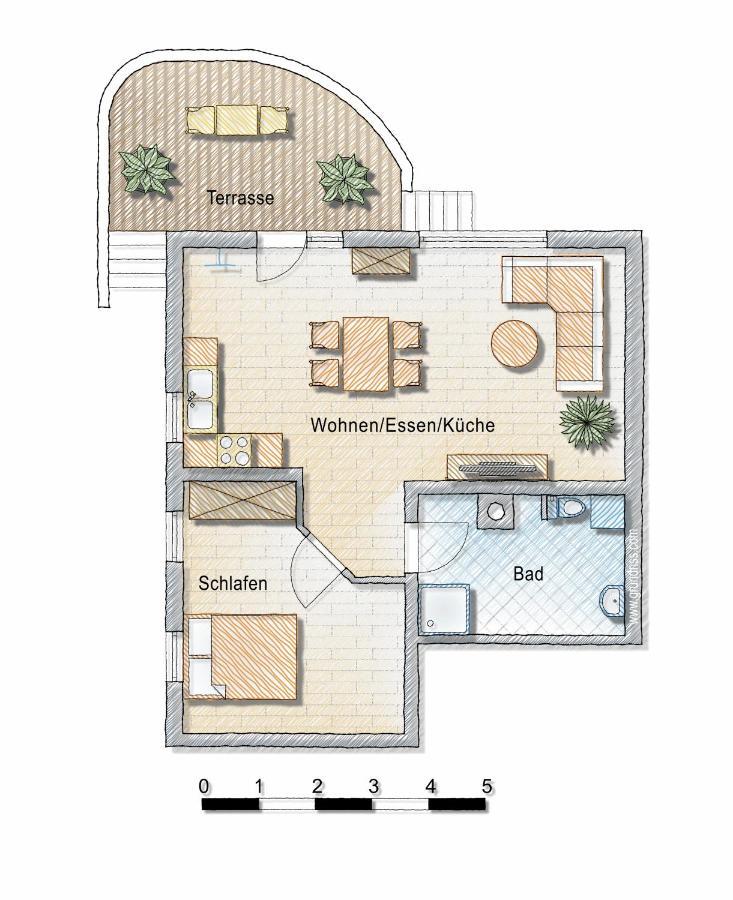 Ferienwohnung Mettenberg Rot an der Rot Exterior foto