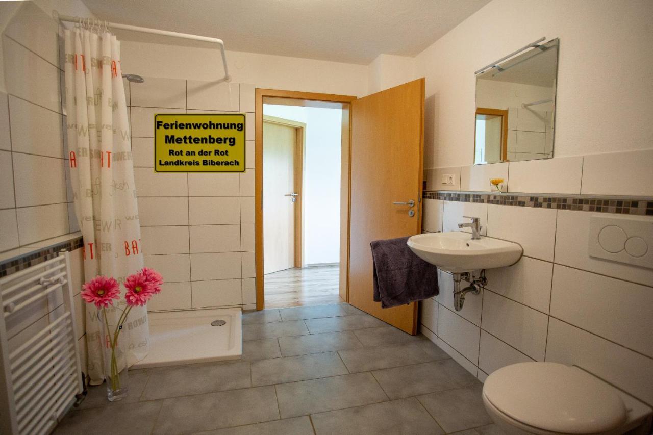 Ferienwohnung Mettenberg Rot an der Rot Exterior foto